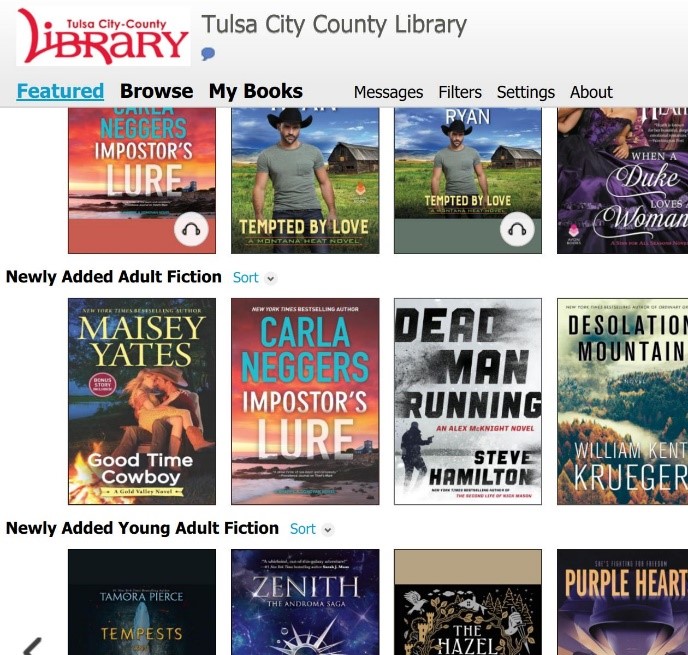 CloudLibrary Help Tulsa Library